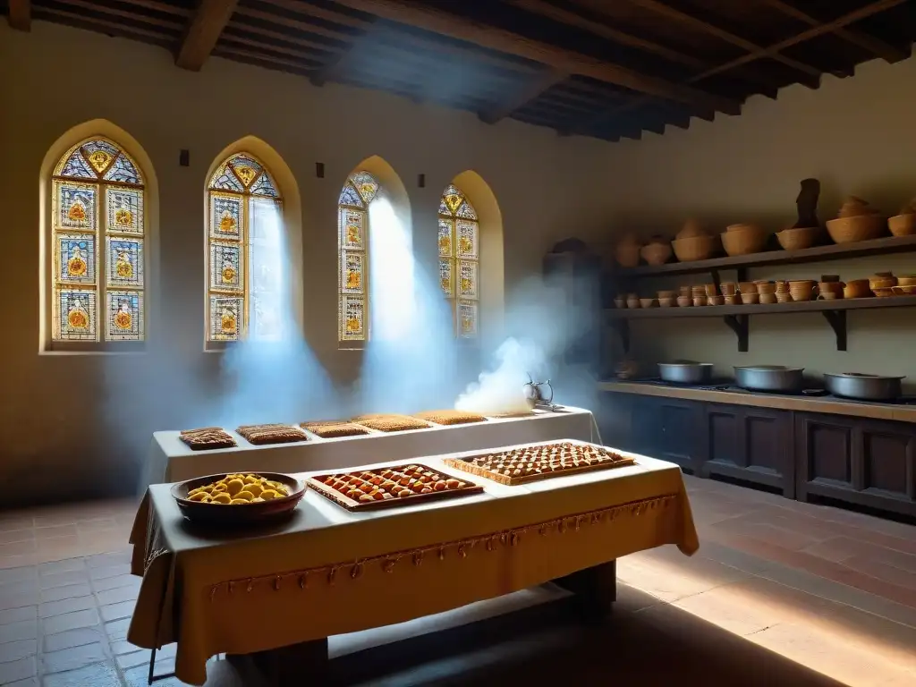 Un antiguo y sereno convento ibérico, donde monjas elaboran recetas dulces con tradición y reverencia