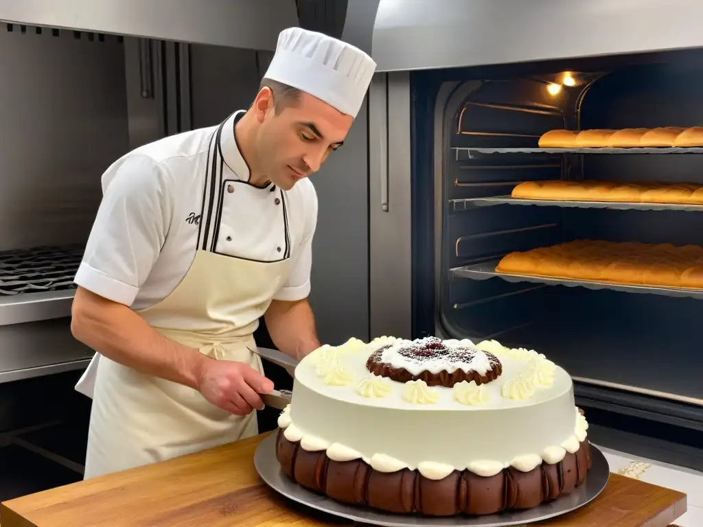 Un chef repostero crea arte en medio de la Segunda Guerra Mundial, reflejando la transformación de la repostería en tiempos difíciles