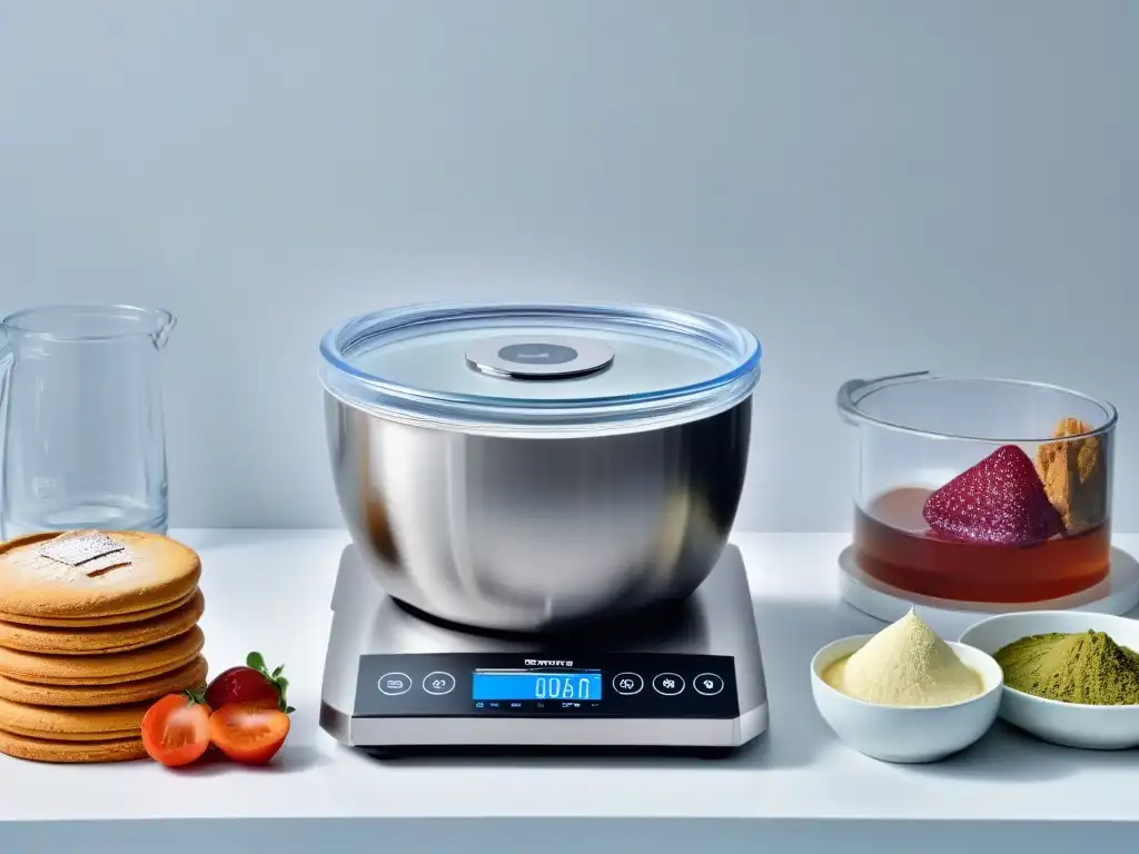 Una cocina moderna con gadgets innovadores para repostería