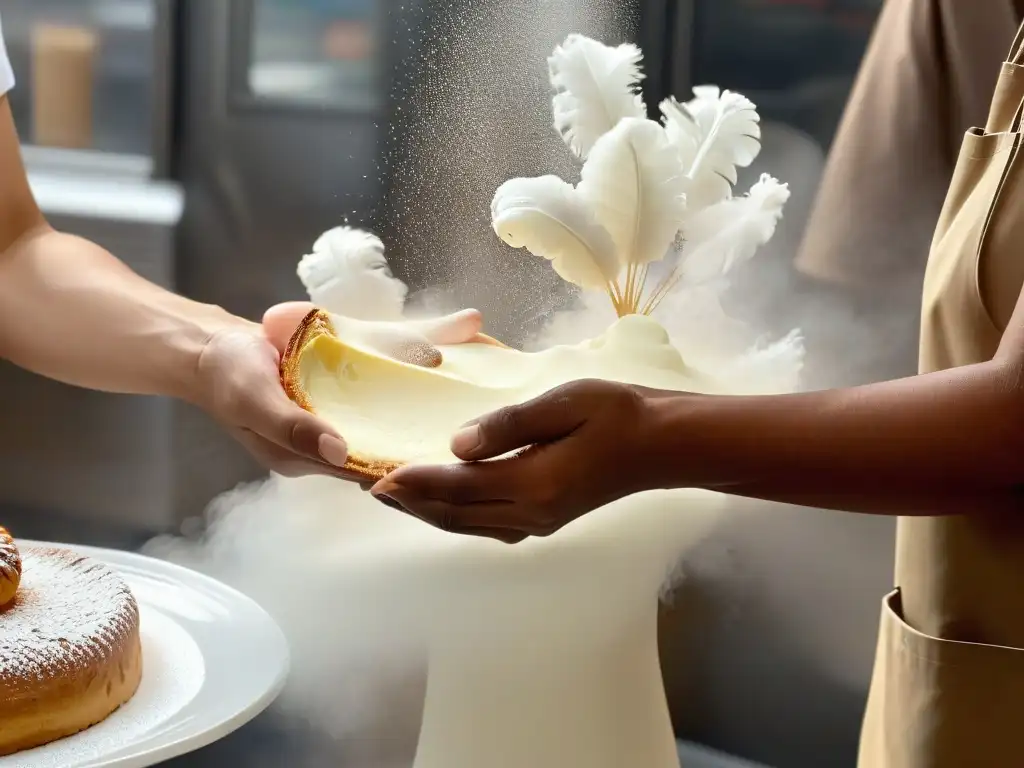 Colaboraciones marcas pastelería éxito: Un apretón de manos simboliza una exitosa colaboración entre una panadería y una marca