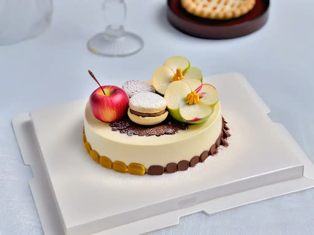 Una composición de postres culturalmente diversos con efectos psicológicos sabores dulces