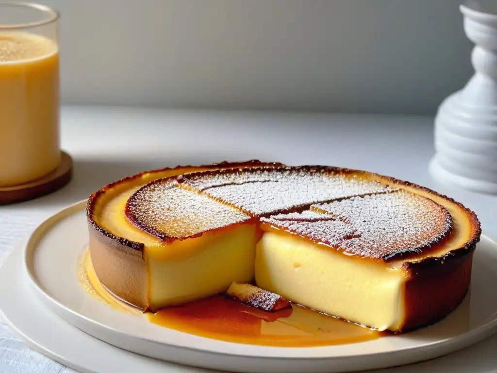 Delicada caramelización Maillard en crème brûlée, contraste de texturas en repostería