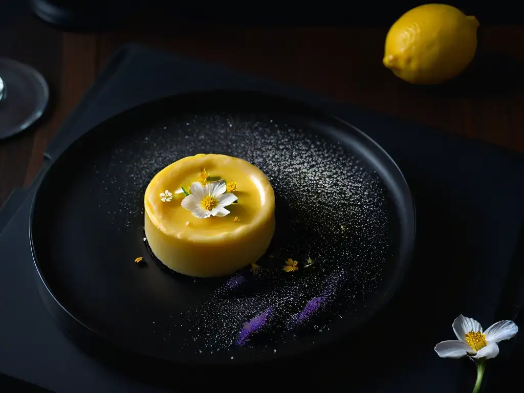 Delicada tarta de limón con un giro minimalista en repostería tradicional