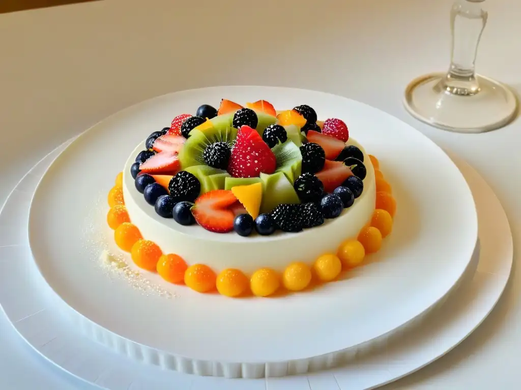 Delicadas esferas de caviar de frutas vibrantes, una presentación elegante e irresistible para incorporar caviar frutas postres