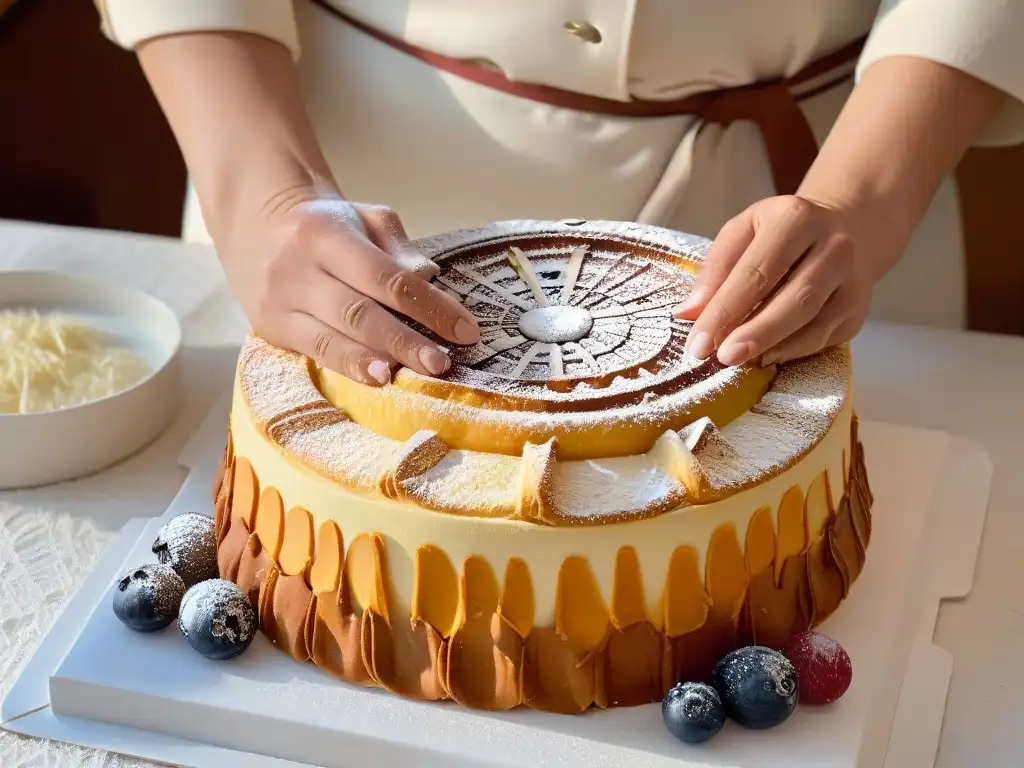 Un delicado pastel se forma entre manos de distintas culturas, en una repostería de fusión cultural innovadora