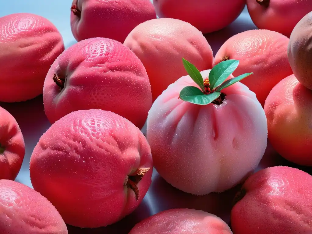 Deliciosa guayaba madura partida, con su pulpa rosa y semillas, ideal para recetas repostería guayaba exótica
