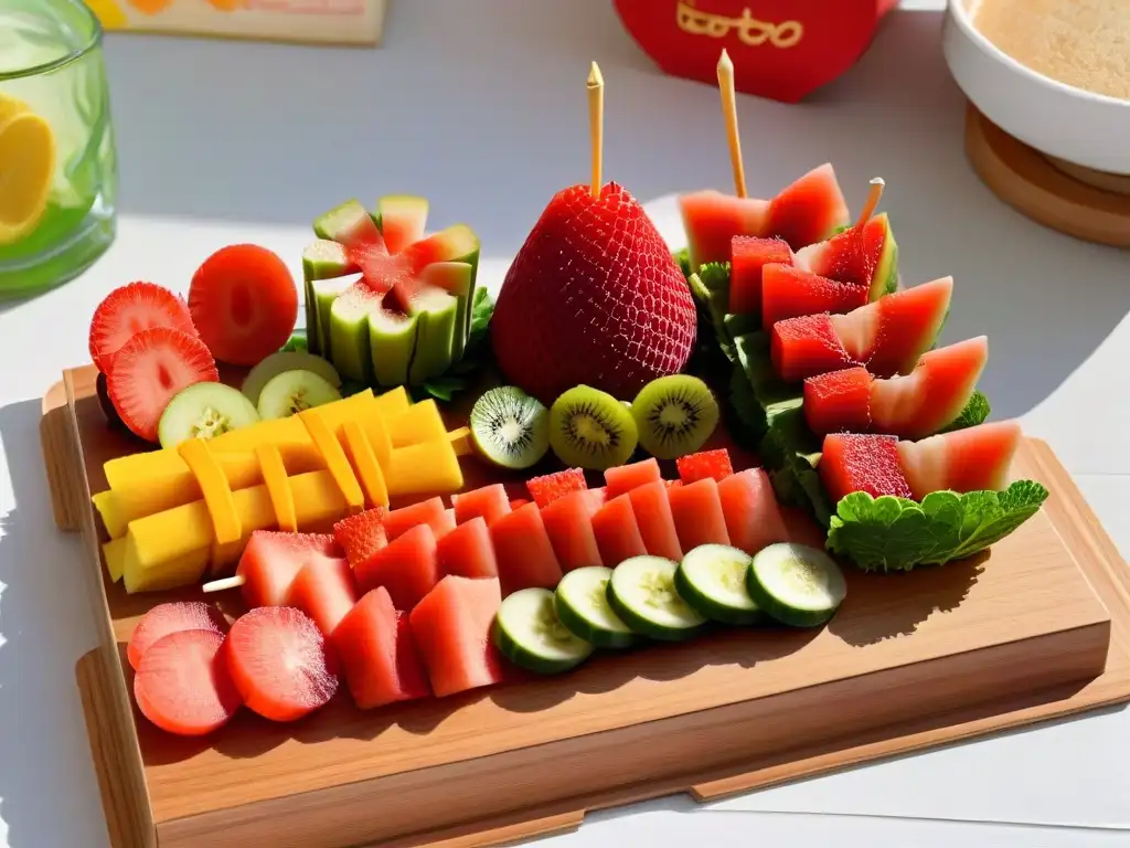 Deliciosa merienda escolar con bento box creativo y colorido