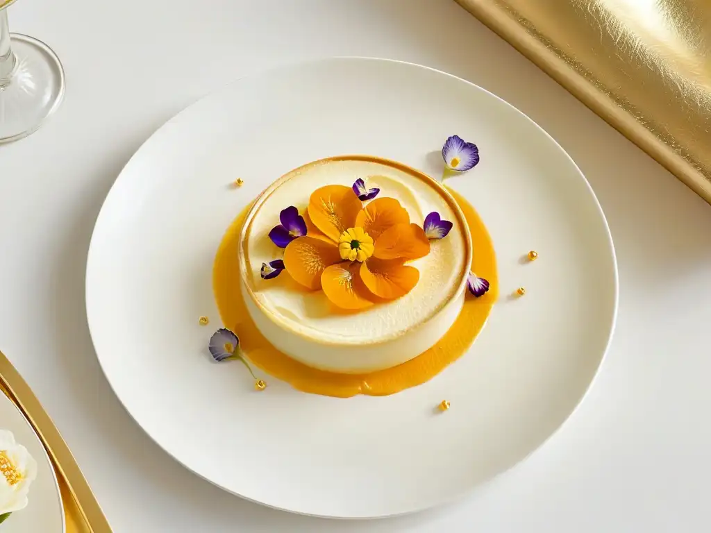 Deliciosa receta de repostería inspirada en cócteles: tarta cítrica con flores comestibles y licor