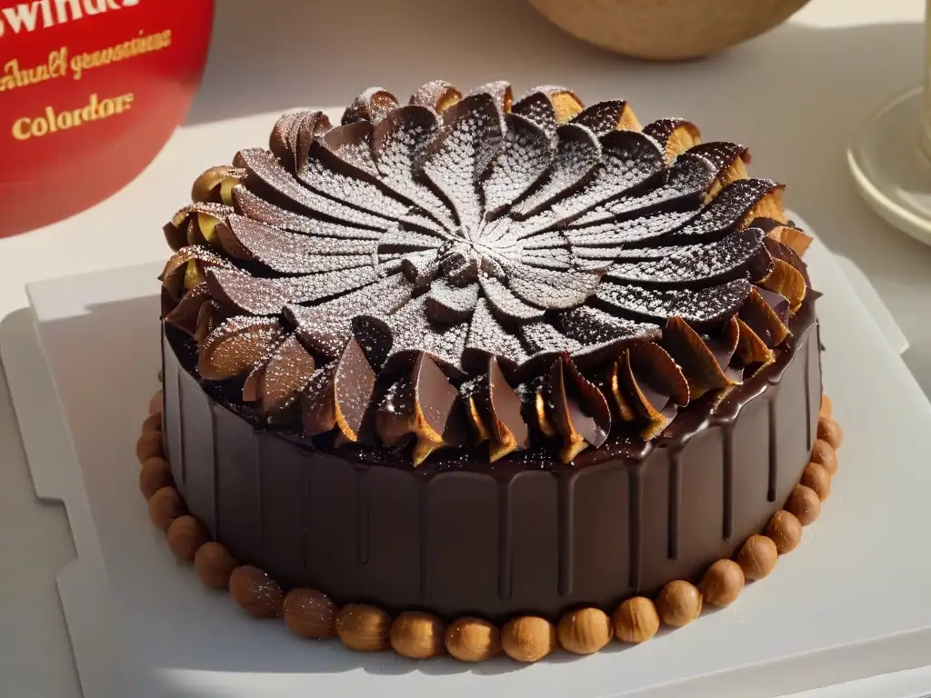 Deliciosa tarta de chocolate y nueces de macadamia, un festín para los sentidos