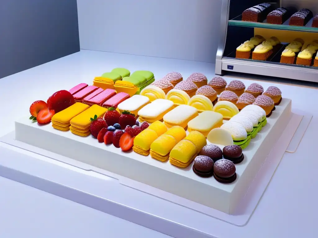 Deliciosas creaciones en una cocina minimalista con aplicaciones diseño postres divertidas