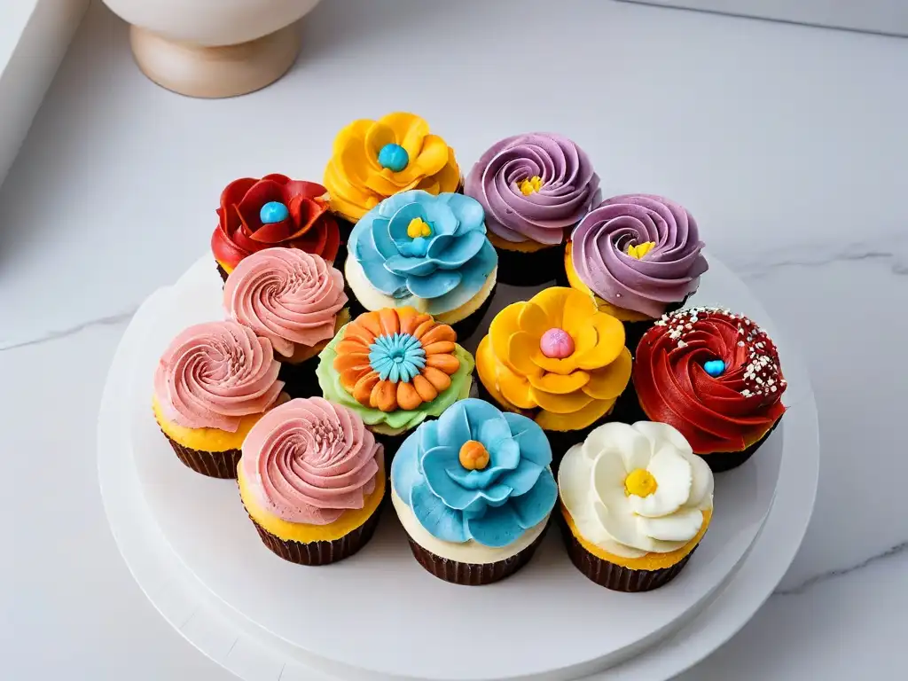 Deliciosos cupcakes sin gluten decorados para niños con recetas repostería infantil sin gluten