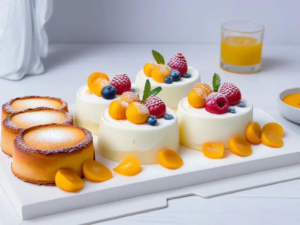 Deliciosos postres tradicionales de Semana Santa en una mesa elegante con torrijas, pestiños y leche frita