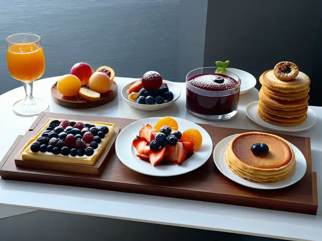 Un desayuno delicioso y elegante con tendencias de Desayunos dulces deliciosos tendencias