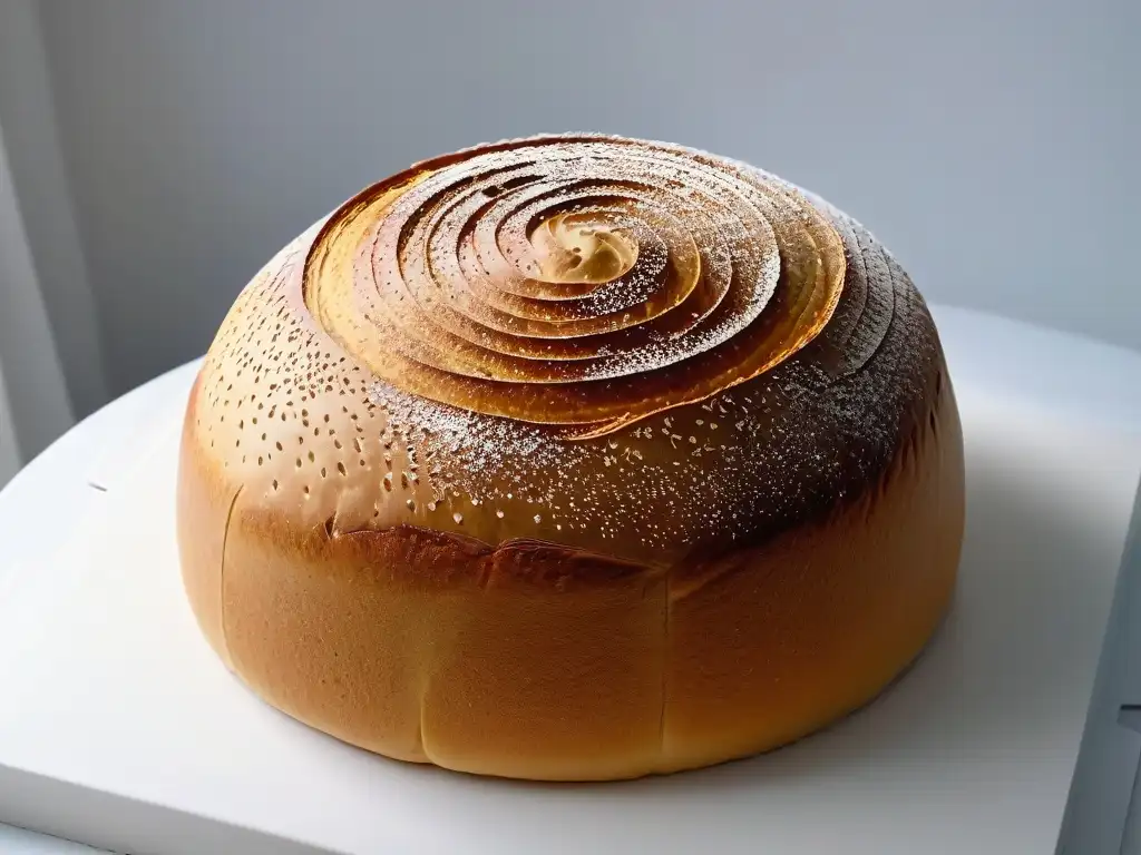 Detalles asombrosos del pan de masa madre, mostrando la fermentación en repostería tendencias globales