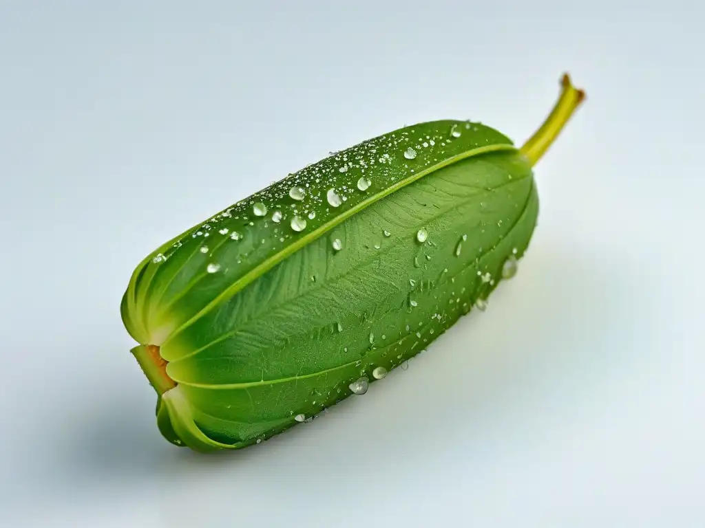 Vainilla fresca: semillas y aroma en detalle Detalles de una vaina de vainilla abierta, revelando sus semillas aromáticas
