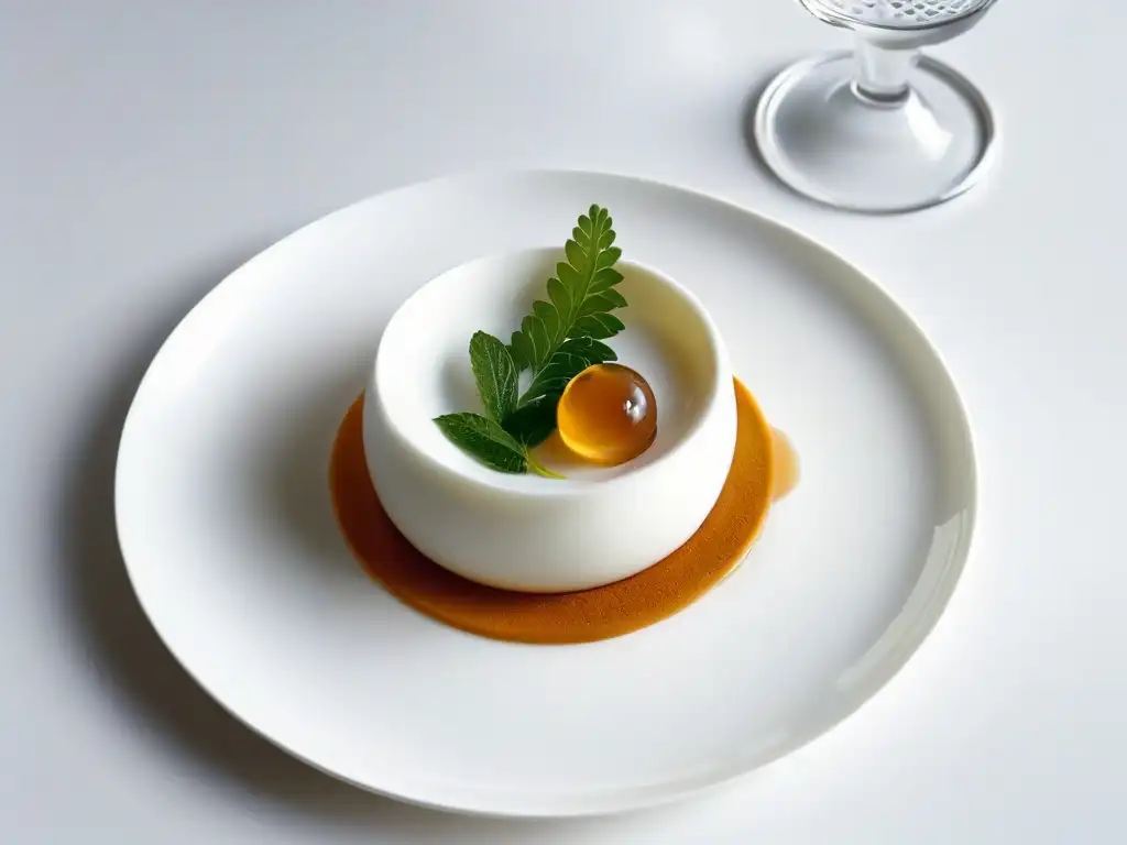 Esfera sutil: Arte molecular en postre gourmet Dulce esferificación de repostería molecular para principiantes