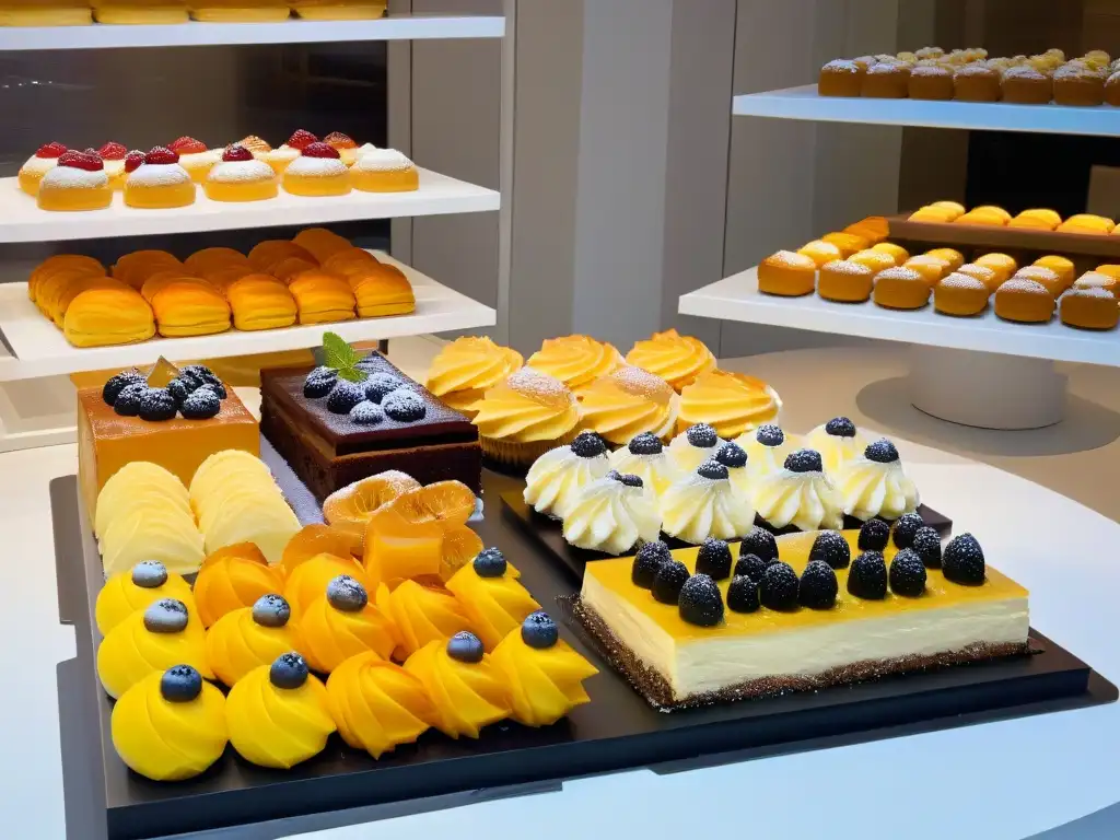 Elegantes postres sin gluten en evento de repostería 2022