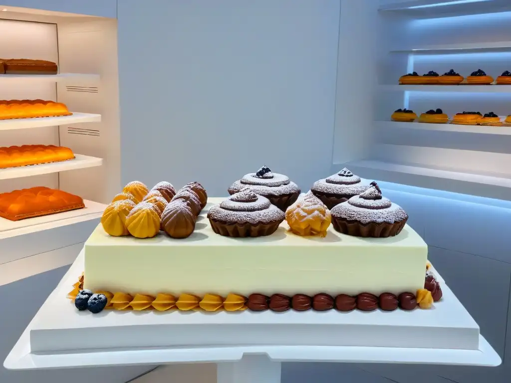 Delicias pasteleras: arte en tu cocina Escena elegante de repostería con certificaciones online en un mundo de cambio