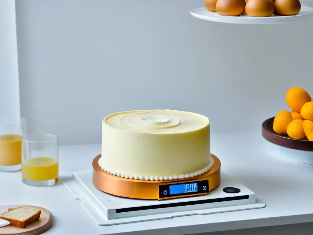 Un escenario de cocina moderna con gadgets innovadores para repostería, inspirando innovación y sofisticación culinaria