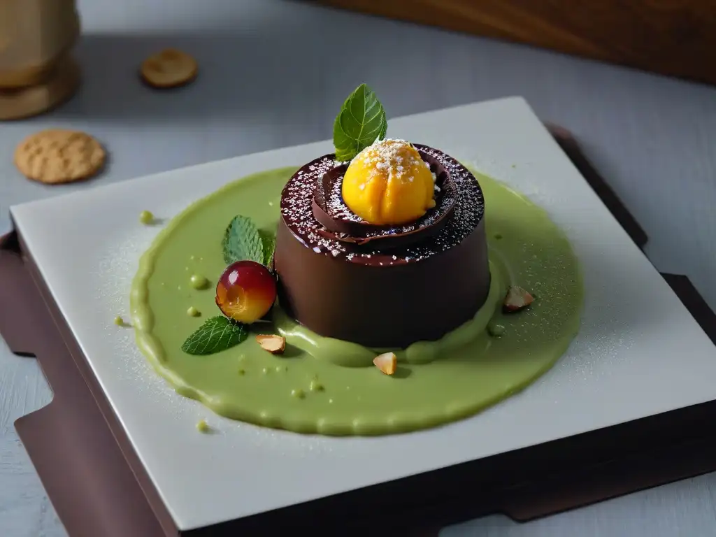 Una exquisita combinación de sabores opuestos en un postre delicado y equilibrado