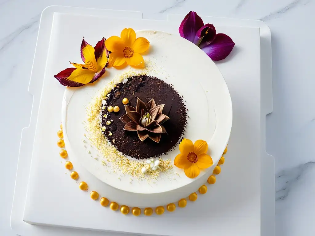 Encantadora elegancia: Ingredientes de lujo sobre mármol blanco Una exquisita composición de ingredientes especiales para repostería en mármol blanco, creando una atmósfera de lujo y sofisticación