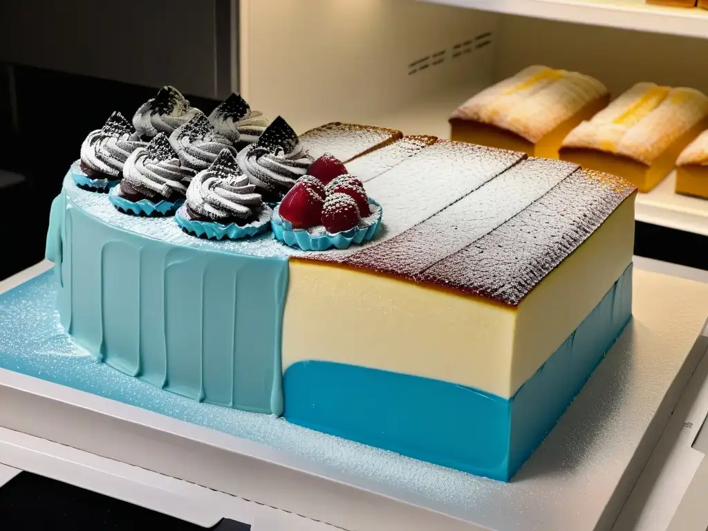 Una exquisita exhibición de repostería de Stéphane Glacier en una elegante pastelería