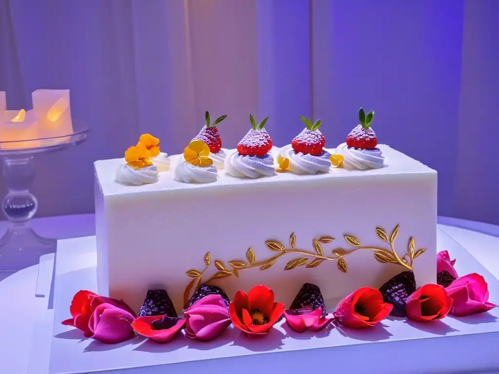 Exquisita repostería en eventos benéficos con postres clásicos y modernos delicadamente adornados