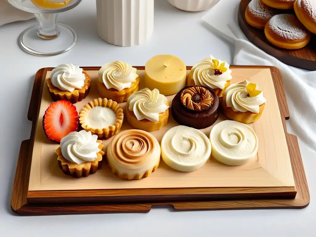 Delicadas delicias escandinavas: elegancia en repostería Exquisita repostería escandinava tendencias globales en pastelería elegante y detallada