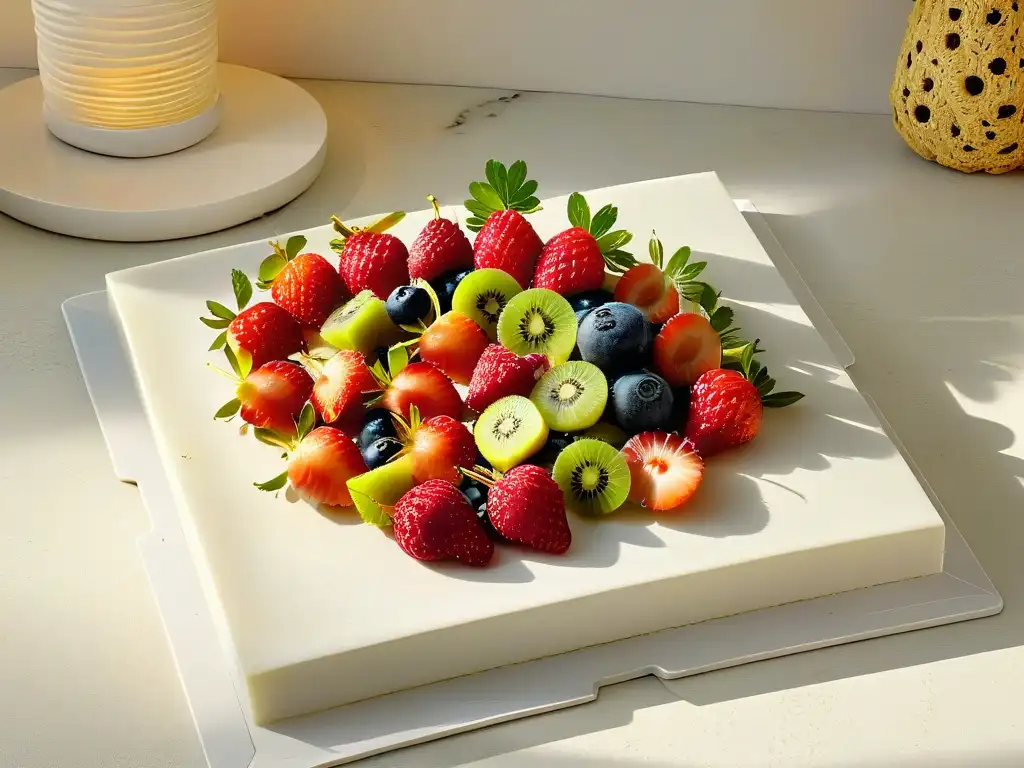 Una exquisita selección de frutas frescas para una Tarta de Frutas perfecta de lujo