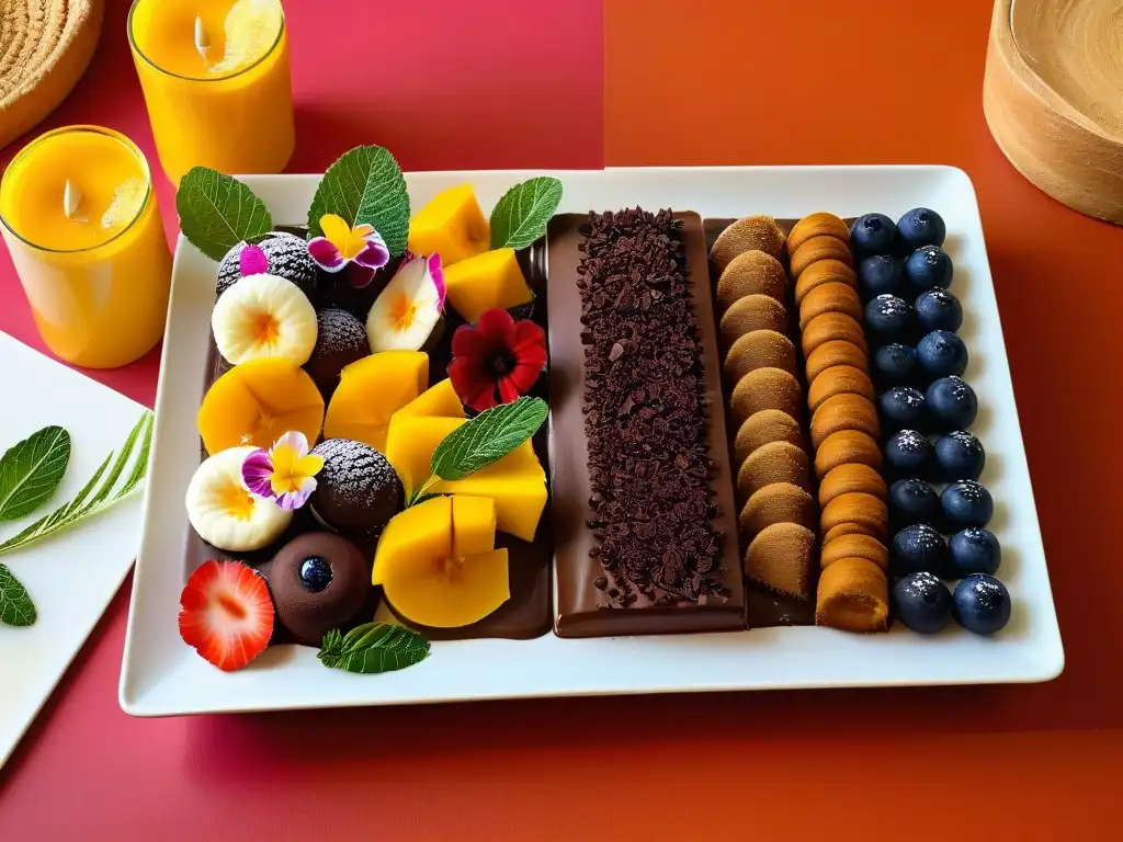 Una exquisita selección de postres africanos fáciles de hacer, presentados con elegancia y colorido, listos para deleitar los sentidos