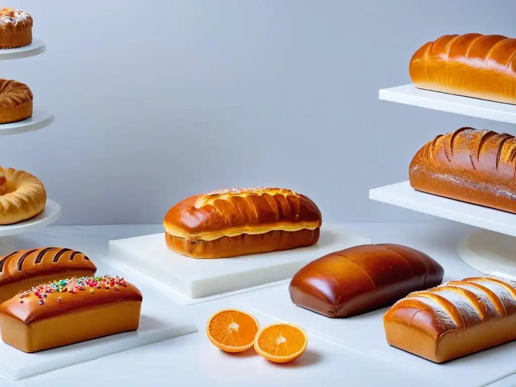 Exquisitas pastelerías y panes sobre mármol blanco: inspiración para los mejores cursos online panadería repostería