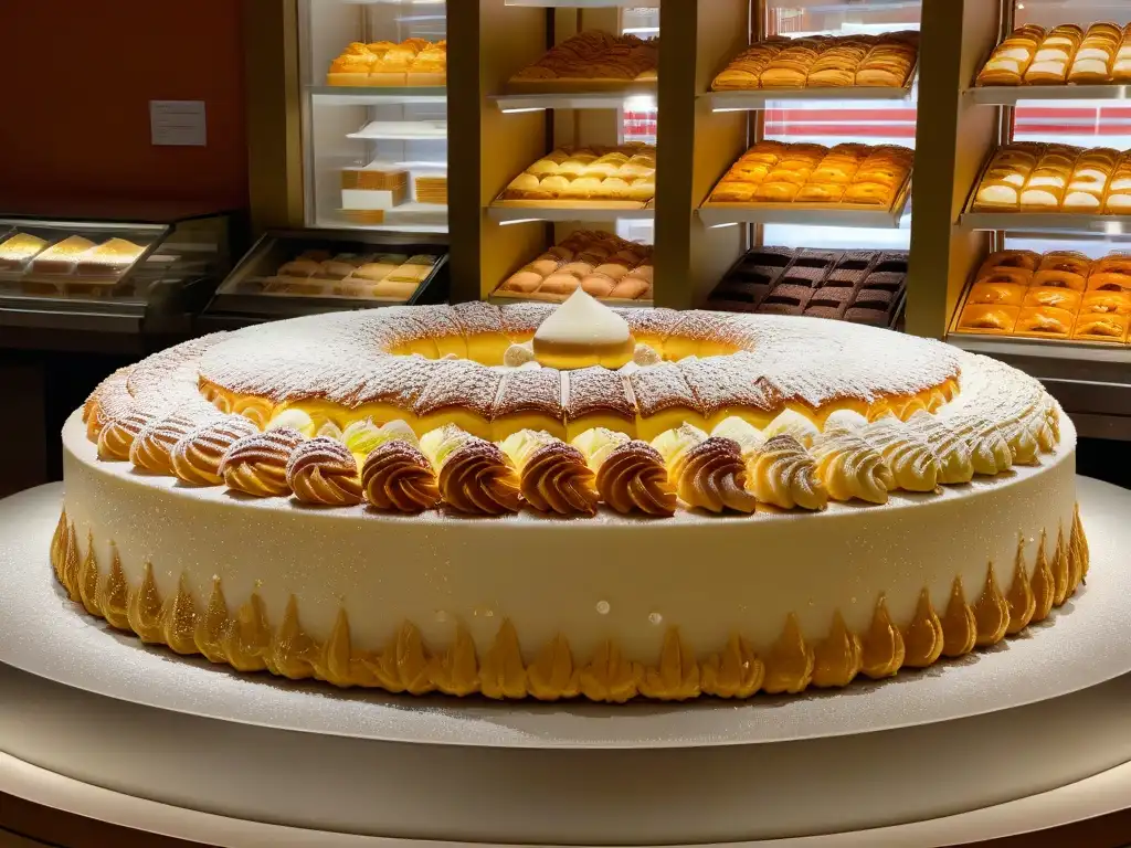 Exquisitas pastelerías Viena tradicionales en una elegante panadería vienesa con pastelería de lujo