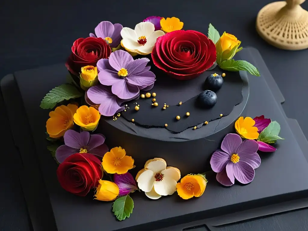 Un exquisito plato de postres elegantes con presentaciones creativas para eventos corporativos