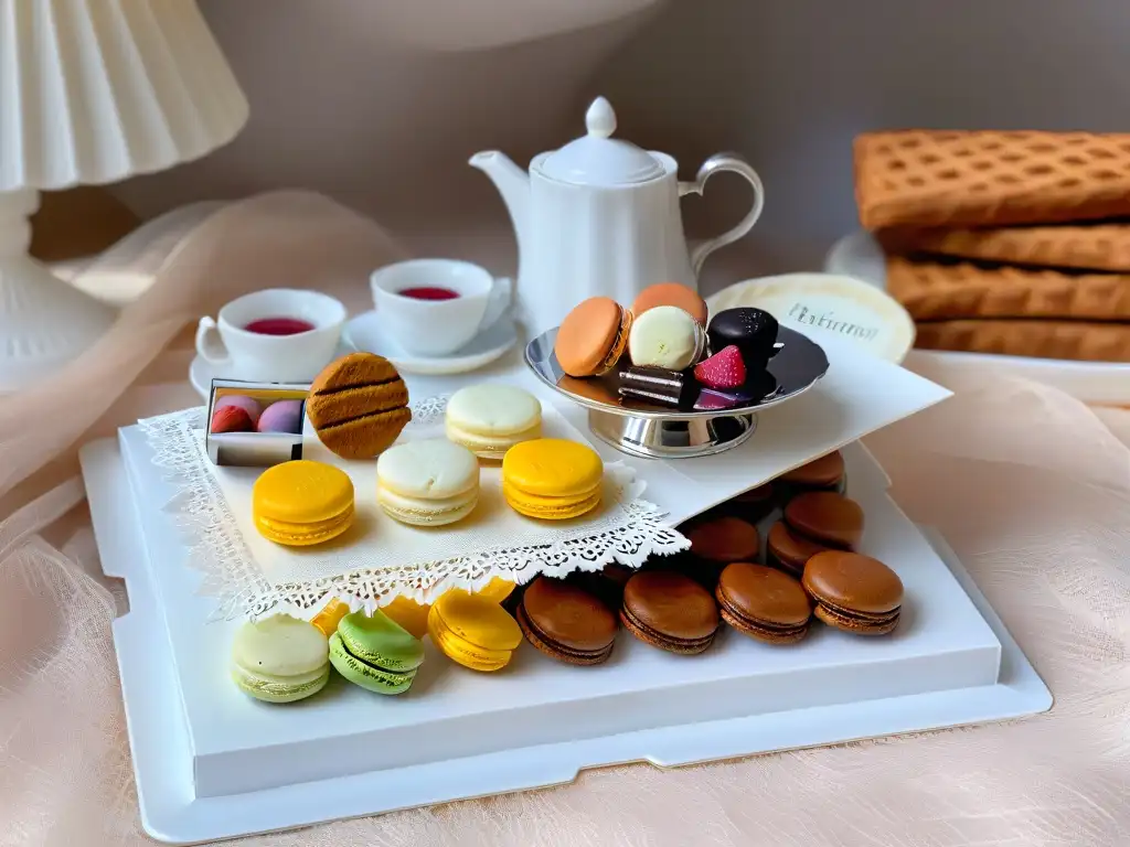 Exquisito set de té y postres de Bridgerton en fina porcelana, elegante y sofisticado