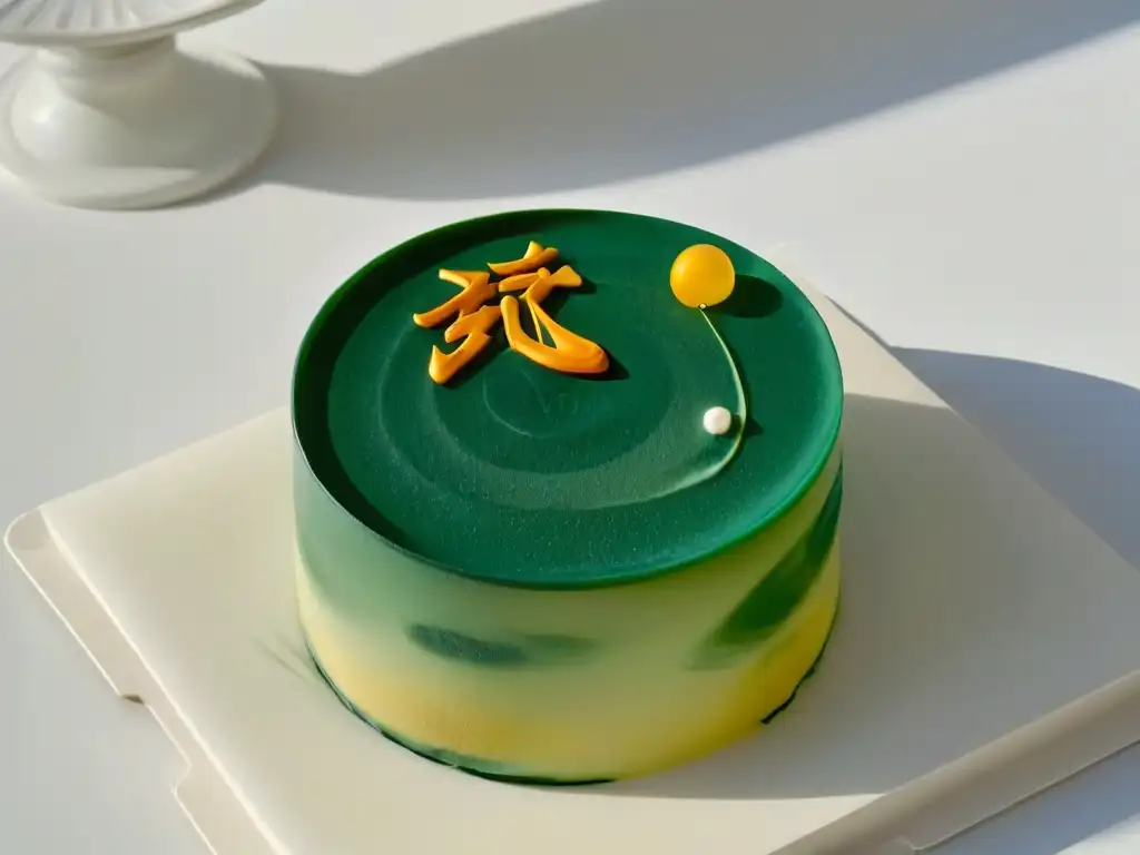 Exquisito wagashi japonés: patrones intrincados, colores vibrantes y elegante fondo blanco