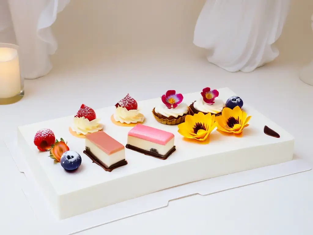 Exquisitos postres para networking en eventos corporativos, con detalles refinados y lujosos