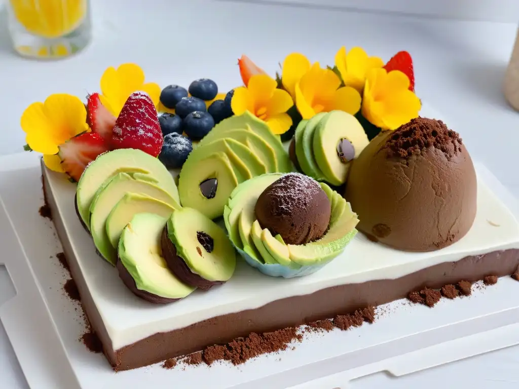 Un festín de postres saludables para niños: mini cheesecakes, trufas de aguacate y galletas de coco en forma de animales