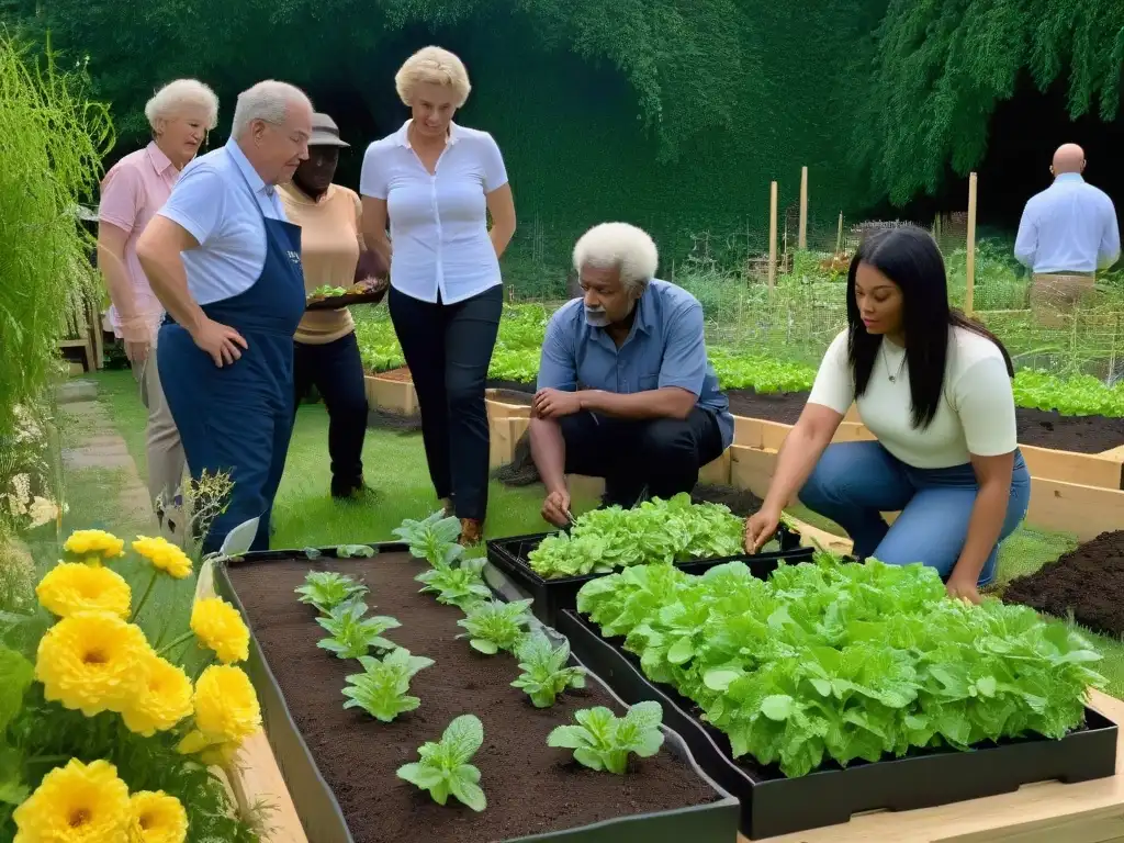 Un grupo diverso cultiva en comunidad, fomentando la repostería consciente y combatiendo el desperdicio alimentario