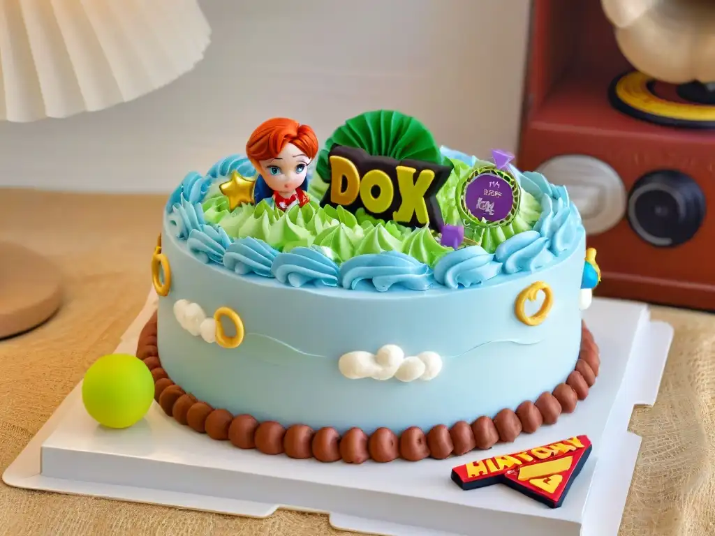 Pastel temático de Toy Story 8k: detallado y colorido Increíble tarta Toy Story con detalle y color, perfecta para fiestas