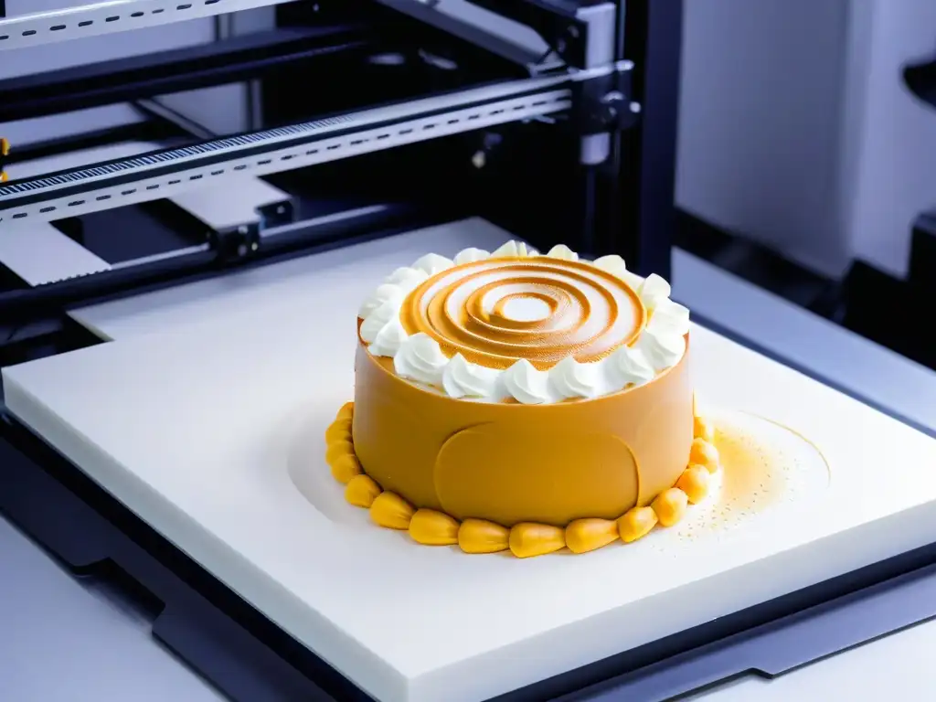 Innovadora impresión 3D en pastelería personalizada con detalles meticulosos