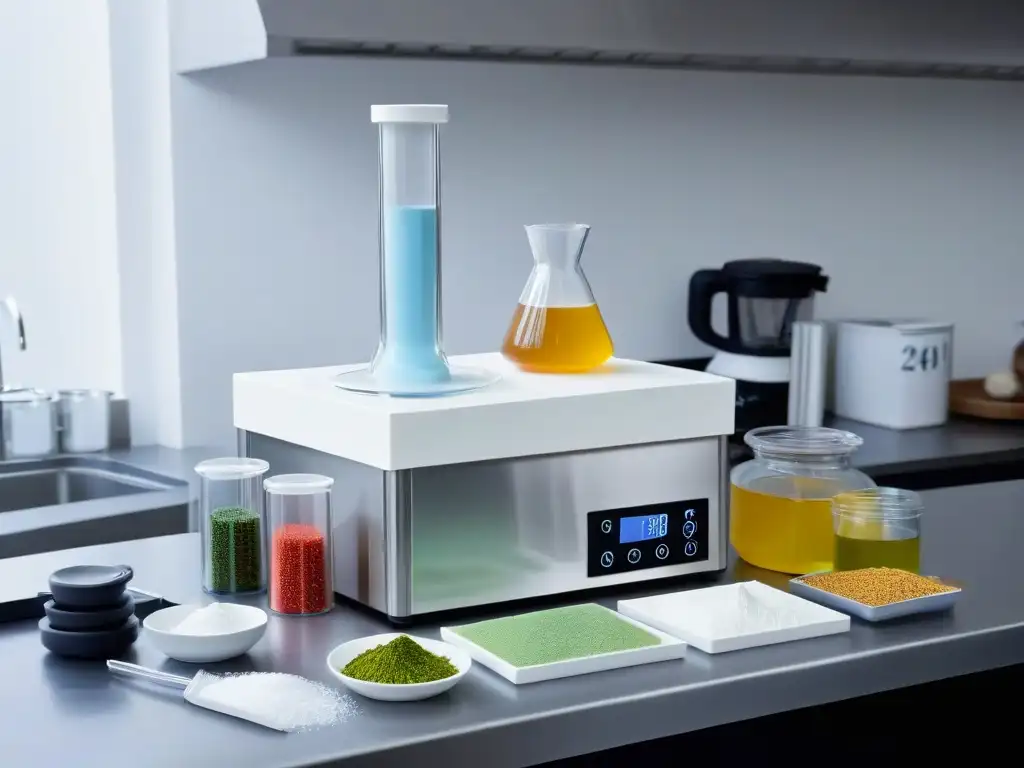 Kit de herramientas de repostería molecular imprescindibles en cocina moderna