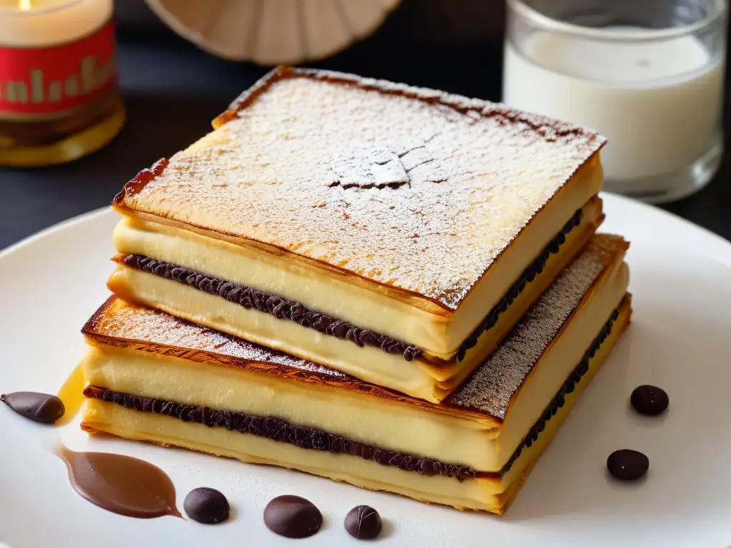 Un manjar visual: receta auténtica martabak manis con capas de chocolate y queso derretido