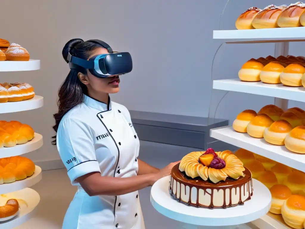 Un mundo de repostería en Realidad Virtual formación reposteros, donde chefs digitales crean delicias con detalle y color vibrante