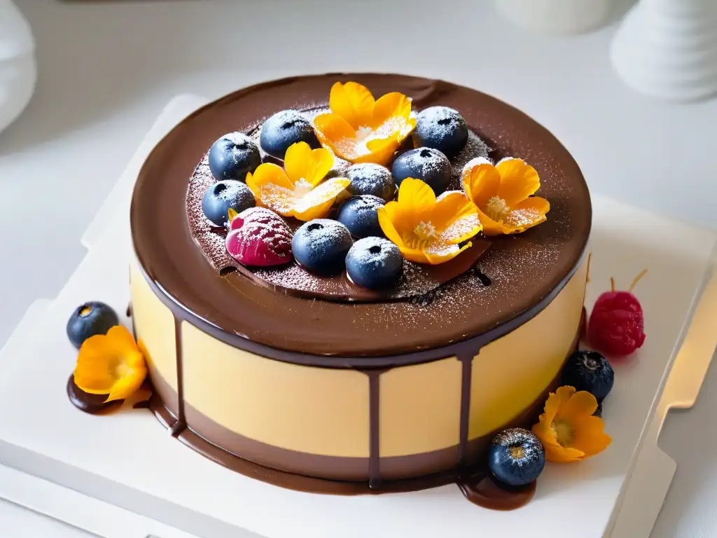 Una obra maestra de postre exquisitamente elaborada en un festival de postres experiencia prepararte