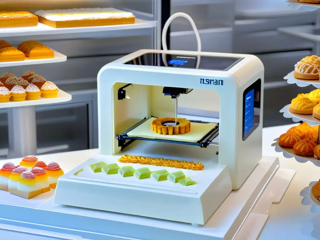 'Innovación en pastelerías con impresión 3D: Futuro y precisión en decoraciones de repostería con tecnología avanzada