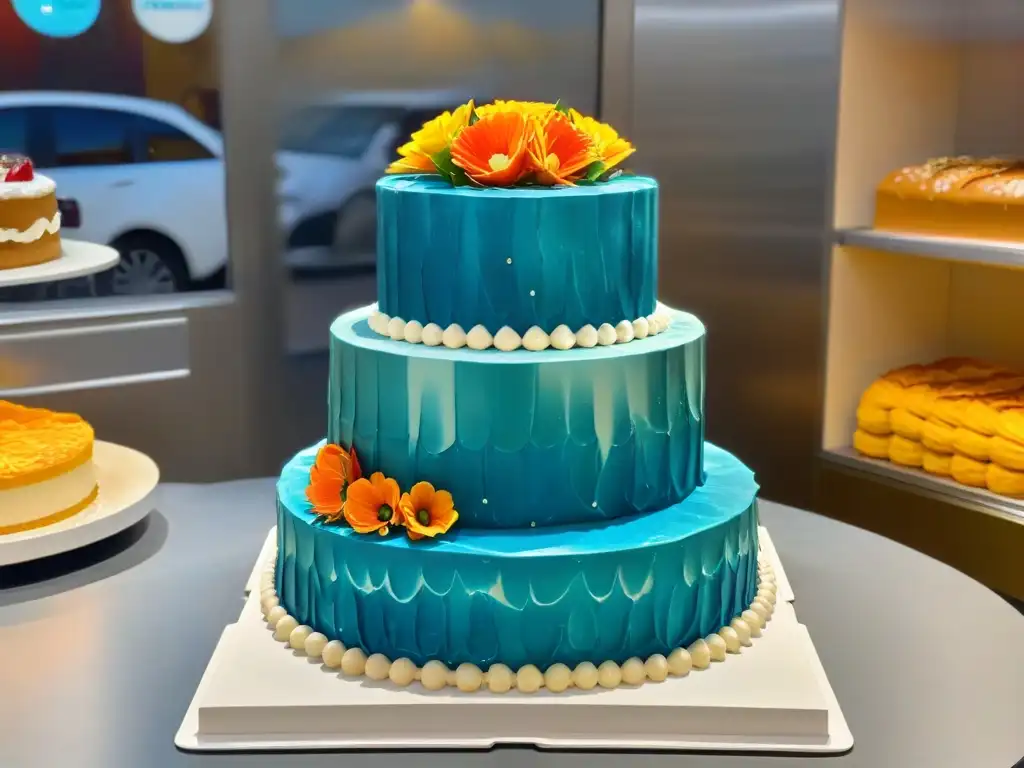 Exhibición de pasteles con secretos de marcas de repostería, éxito en el merchandising