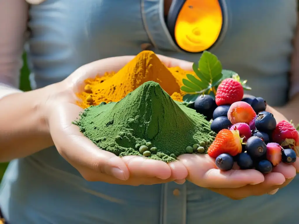 Preparando pinturas comestibles naturales saludables con ingredientes vibrantes en una cocina serena
