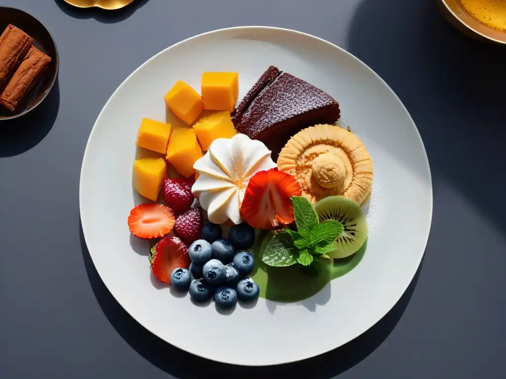 Postres africanos fáciles de hacer: Una exquisita selección de 5 postres africanos coloridos y decorativos en elegantes platos modernos