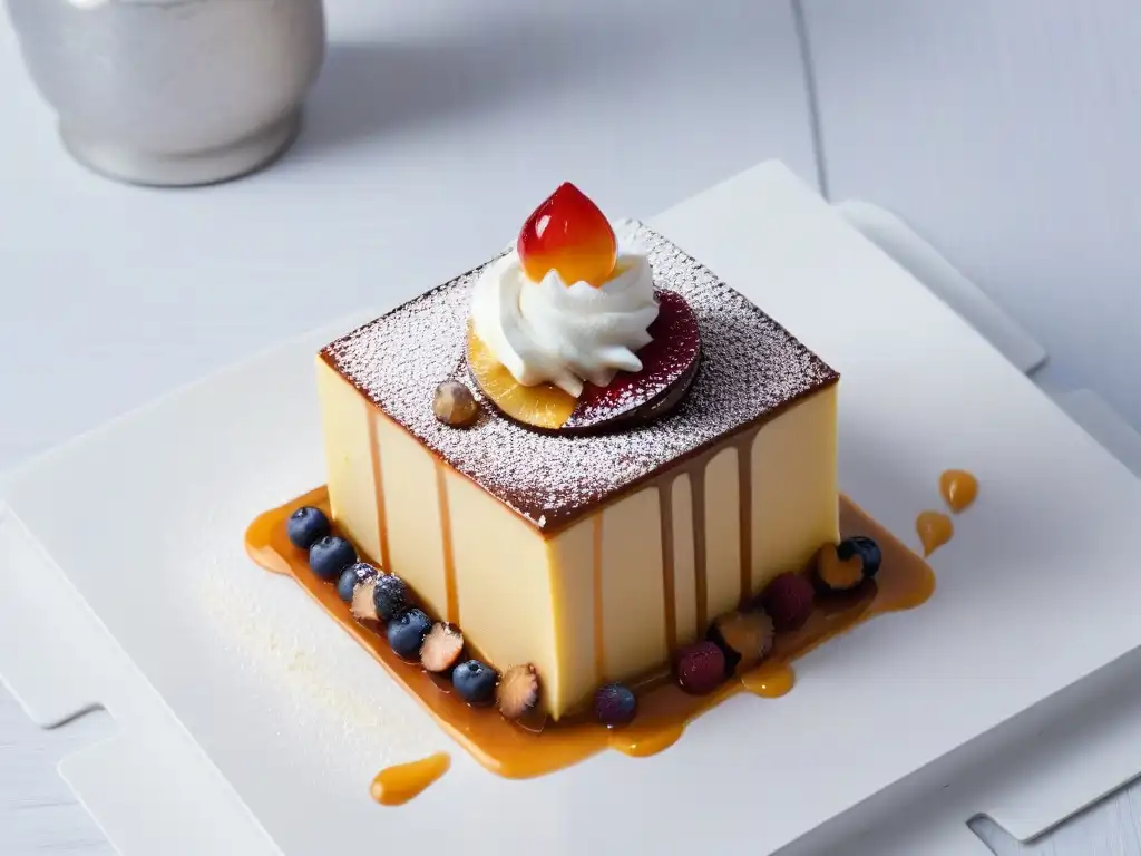 Delicia reinventada: arte en capas Reinvención de postres clásicos en tendencias culinarias