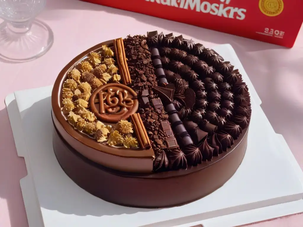 Postres icónicos de Australia y Nueva Zelanda en armonioso yinyang de Tim Tam y chocolate Whittaker's